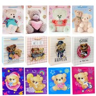 Poklon vrećica, 40x12x30 cm, medvjedić