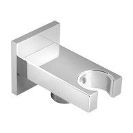 SAPHO Mjedeni priključni dio za tuš u sjajno srebrnoj boji