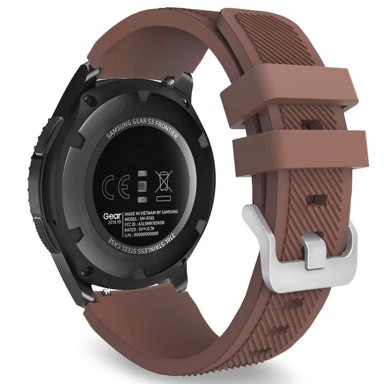 BStrap Silicone Sport remen za Garmin Venu 2, brown