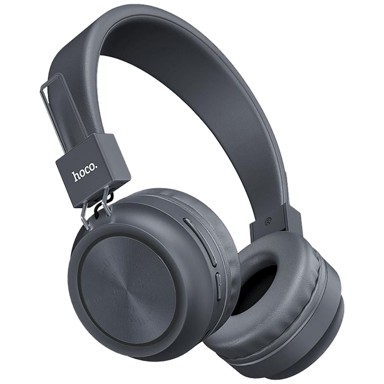 HOCO Slušalice bežične/žične, Bluetooth, 8h rada, mikrofon - W25 Promise, sive