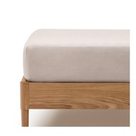 KAVE HOME Pamučna plahta 180x200 cm, smeđa