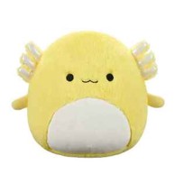 SQUISHMALLOWS Plišana igračka Fuzzamallow Treyton aksolotl 30 cm, žuta  