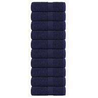 Ručnici za pranje 10 kom modri 30 x 30 cm 360 gsm 100 % pamuk