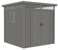 ROJAPLAST Vrtna kućica ANNA B 230x230x222 cm, siva