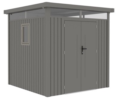 ROJAPLAST Vrtna kućica ANNA B 230x230x222 cm, siva