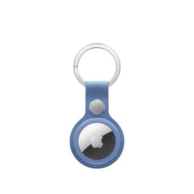 APPLE AirTag FineWoven key ring – wildflower, plavi