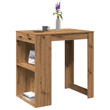 Barski stol, dimenzije 102 × 70 × 103,5 cm, konstruirano drvo, artisan oak