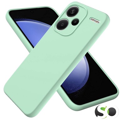 HQ Premium Quality Protuklizna silikonska maskica za Xiaomi Redmi Note 13 Pro Plus Mat Zelena