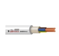 NON Kabel KH05VV-U/NYM 3 x 2,5 mm² 25 m, bijeli