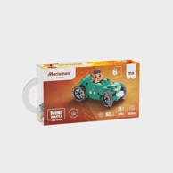 MARIOINEX Kocke za slaganje Mini Waffle Auto Oldtimer, 50 komada