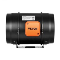 VEVOR Inline ventilacijski ventilator, 304 x 240 x 275 mm, s regulatorom temperature i vlage