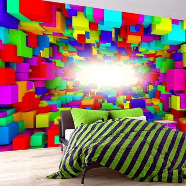Foto tapeta Light In Color Geometry 350x245