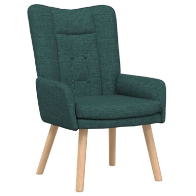 Relaxing chair od tkanine, tamnozelena