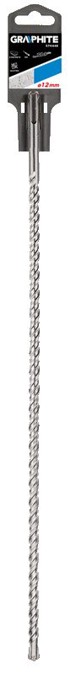 GRAPHITE SDS Plus svrdlo za beton, 12 x 450 mm