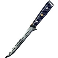 Damaskasti kuhinjski nož YU-37414 Boning, plavi KP37414