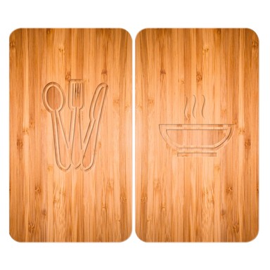 WENKO Stakleni poklopac za štednjak Lunch 52x30 cm 7 kom 