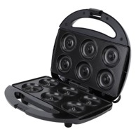 HOME & MARKER Aparat za pečenje krafni bez ulja DONUTPRO električni donut maker kompaktni dizajn (22 × 23 × 5 cm)