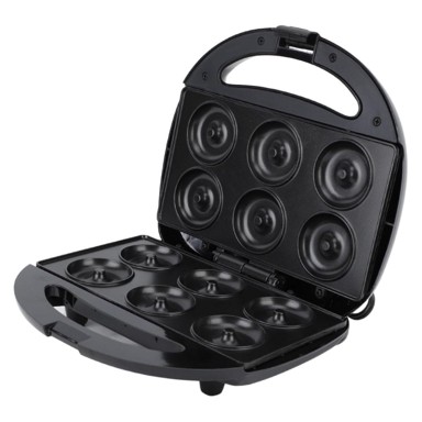 HOME & MARKER Aparat za pečenje krafni bez ulja DONUTPRO električni donut maker kompaktni dizajn (22 × 23 × 5 cm)