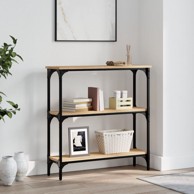 Konzolni stol boja hrasta 75 x 22,5 x 75 cm konstruirano drvo
