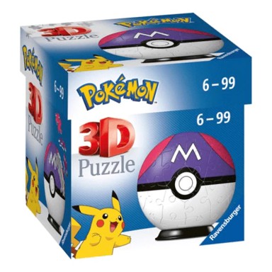 Pokemon 3D puzzle Master Ball 54 komada