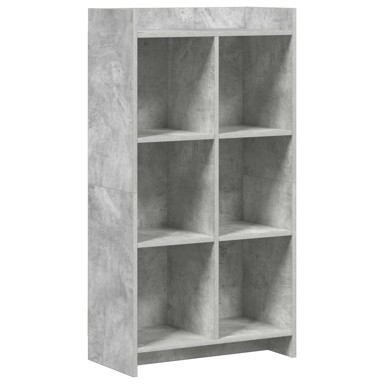 Police za knjige 59 x 30 x 111 cm, betonsko siva