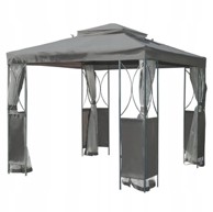 Vrtni paviljon, 2.5 x 2.5 x 2.7 m, sivi