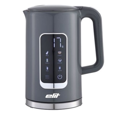 ELIT Kuhalo za vodu coolTOUCH 1.7GY, 2200W, 1,7 l, sivo