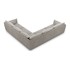 MAZZINI SOFAS Svijetlo siva kutna garnitura (varijabilna) Vanda, 286x286x85 cm