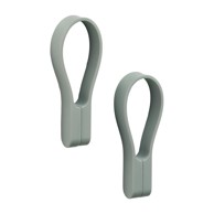 ZONE Silikonska šipka za ručnike prljavo zelena 2 kom Loop