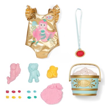 ZAPF BABY BORN Kupaći kostim s kompletom za plažu, 43 cm