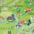 Zidna karta Poljske za djecu MIDI Mladi istraživač