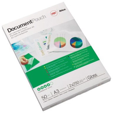 GBC Folije za plastificiranje A3, 250 mikrona, sjajne, 50 kom (3740450)