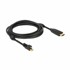 DELOCK Ugrađeni mini-HDMI kabel DisplayPort 2 m aktivni 4K, crna