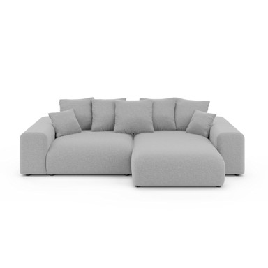 ROPEZ Svijetlo siva sklopiva/s prostorom za odlaganje kutna garnitura (promjenjiva) Luma, 255x168x83 cm