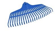 BIG plastične grablje za lišće S23 klik-klak bez drške CCS23