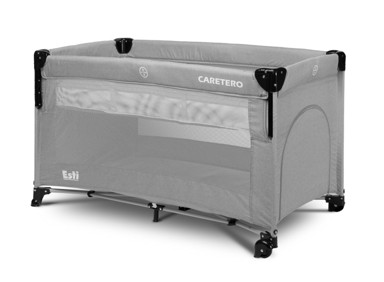 ESTI Putni krevetić 120x60x25cm sivi