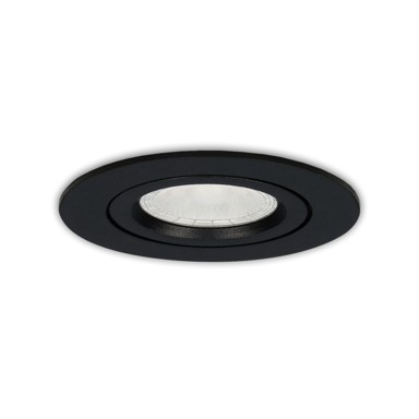 GREEN TECH Ugradbena rasvjeta LED 3W CCT 3000K-4000K-6500K, crna