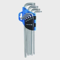 HOGERT Set ključeva, dugi, 9 kom., imbus-torx, T10-T50, CrV, HT1W818