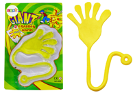 Ljepljiva ruka, elastični slime, žuti