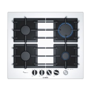 BOSCH Ugradbena ploča PPP6A2M90, plinska, 60 cm, 4 plamenika, FlameSelect, staklokeramika, bijela