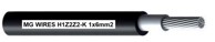 MG WIRES Fotonaponski kabel 1x6 mm² 0.6/1 kV 100 m, crni