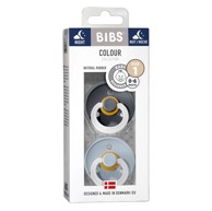 BIBS Duda varalica Colour, okrugla, siva/plava svjetleća (vel. 2)