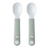 MEPAL Plastične dječje žlice u setu 2 kom Little Farm, bijele/svijetlo zelene