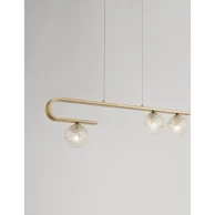 NOVA LUCE Visilica Mirano NL9960272, G9, IP20, mesing zlatna