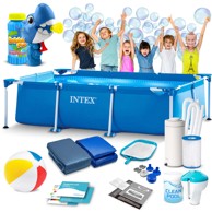 INTEX Montažni bazen 300×200×75 cm, 15u1 + gratis aparat za mjehuriće