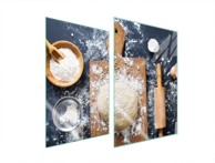 TMK Staklena zaštita za štednjak ili ploču za kuhanje iz dva dijela 35x52, kuhinja