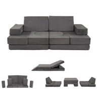 COSTWAY Modularna dječja sofa s navlakama perivim u perilici