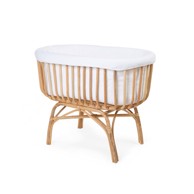 CHILDHOME Kolijevka od ratana, madrac i obloga