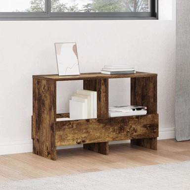 Polica za časopise, 68,5x30x45cm, dimljeni hrast