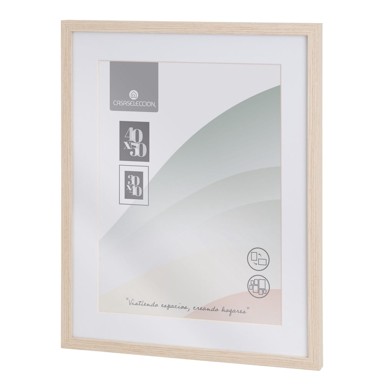 CASA SELECCIÓN Viseći okvir u prirodnoj boji 42x52 cm Sencillo